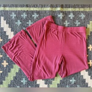 Banana Republic Women’s Lounge Pajama Pants Burgundy Modal Blend L